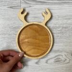 خرید اردو خوری چوبی گوزنی 046