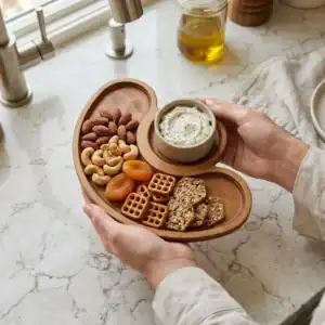 اردوخوری چوبی طرح قارچ رزیک وود