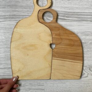 تخته سرو چوبی طرح 2 تیکه آغوش 04