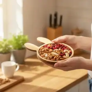 خرگوش چوبی سینی