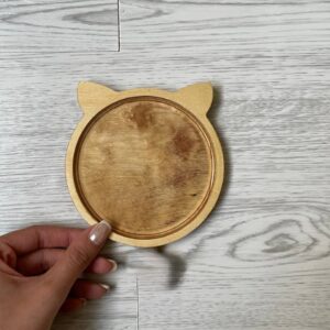 اردو خوری چوبی طرح گربه 047