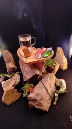 سینی چوبی قلبی