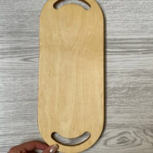 تخته سرو چوبی طرح بیضی 031