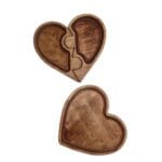 خرید سرویس 2 عددی سینی و اردوخوری قلبی P12