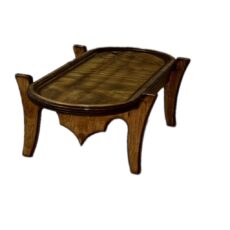 سرو رولت خوری چوبی طرح بیضی کد 503