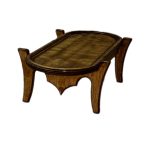 سرو رولت خوری چوبی طرح بیضی کد 503