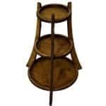 استند پذیرایی چوبی 3 طبقه دایره 502 5