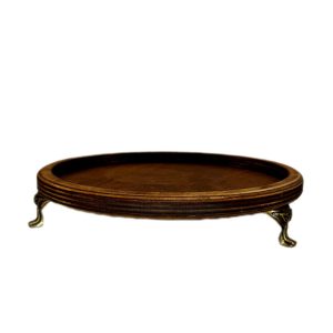 سرو پذیرایی چوبی متوسط طرح دایره پایه دار کد512