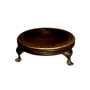 سرو پذیرایی چوبی کوچک طرح دایره پایه دار کد513