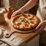 تخته سرو چوبی پتزا مناسب سرو پیتزا