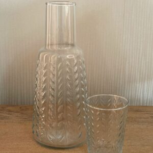 بطری لیوان دار شب طرح گندم