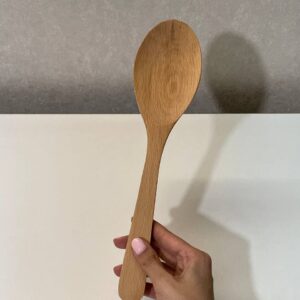 قاشق چوبی بزرگ دسته ساده 801