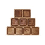 خرید سرویس چوبی 3 عددی اردو خوری مستطیل p26