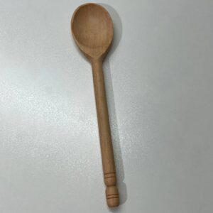 خرید قاشق چوبی دست ساز دسته خراطی کد806