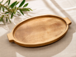 خرید سینی چوبی سرو چای و قهوه دسته دار | مناسب منزل، کافه و پذیرایی
